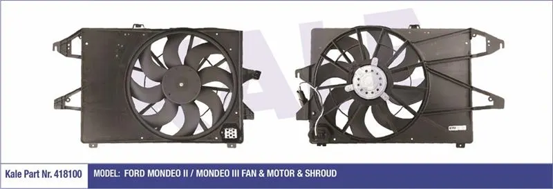 KALE RADYATOR FAN MOTORU VE PARÇALARI KALE 418100