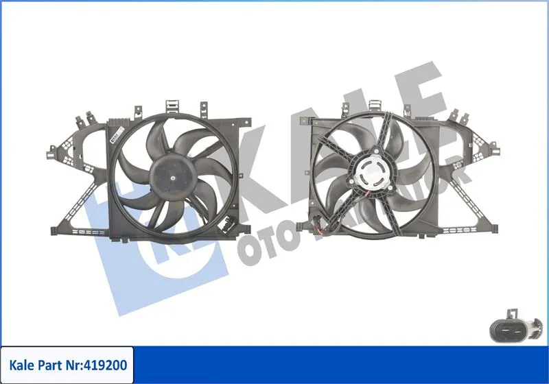 KALE RADYATOR FAN MOTORU VE PARÇALARI KALE 419200