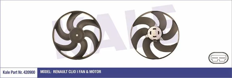 KALE RADYATOR FAN MOTORU VE PARÇALARI KALE 420900