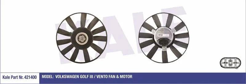 KALE RADYATOR FAN MOTORU VE PARÇALARI KALE 421400