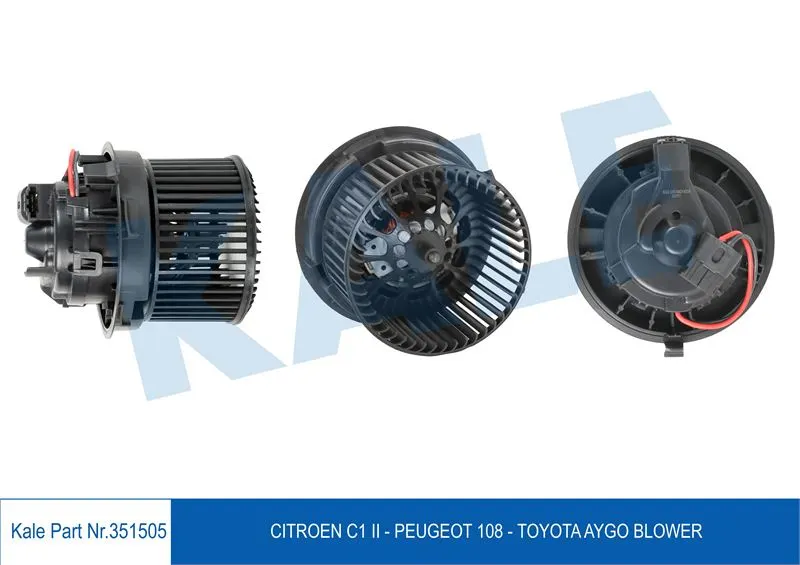 KALE RADYATOR KALORİFER MOTORU VE PARÇALARI KALE 351505