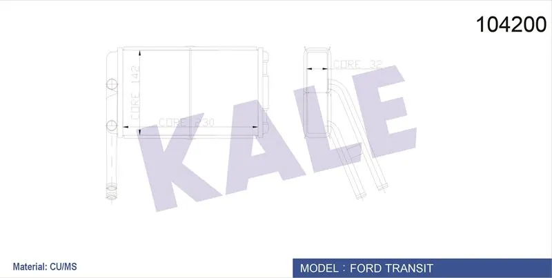 KALE RADYATOR KALORİFER RADYATÖRÜ KALE 0282852PA