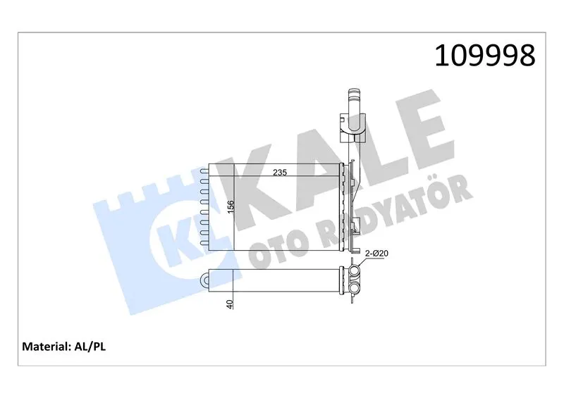 KALE RADYATOR KALORİFER RADYATÖRÜ KALE 0584872AL