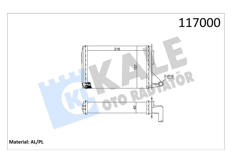 KALE RADYATOR KALORİFER RADYATÖRÜ KALE 1783852AL