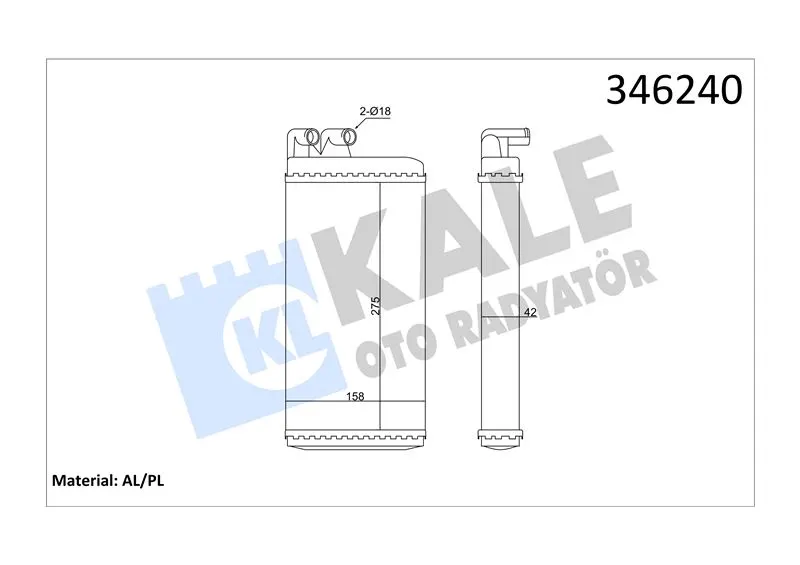 KALE RADYATOR KALORİFER RADYATÖRÜ KALE 346240