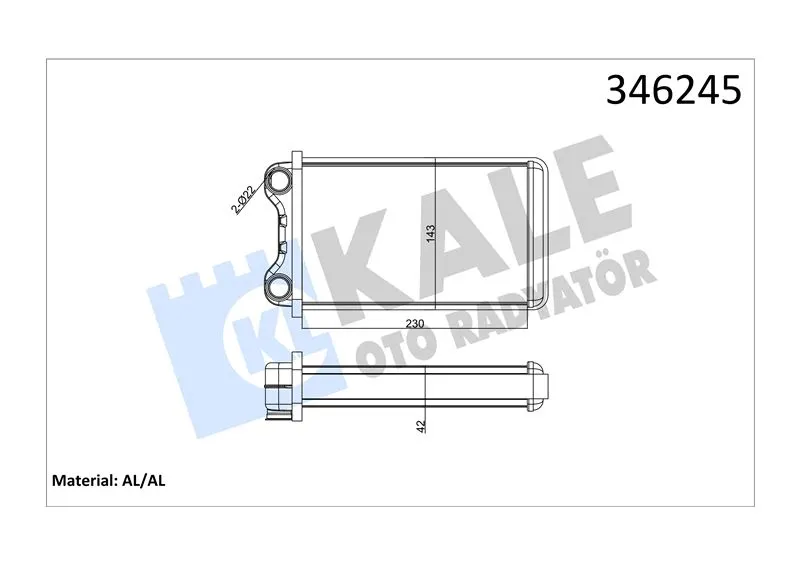 KALE RADYATOR KALORİFER RADYATÖRÜ KALE 346245