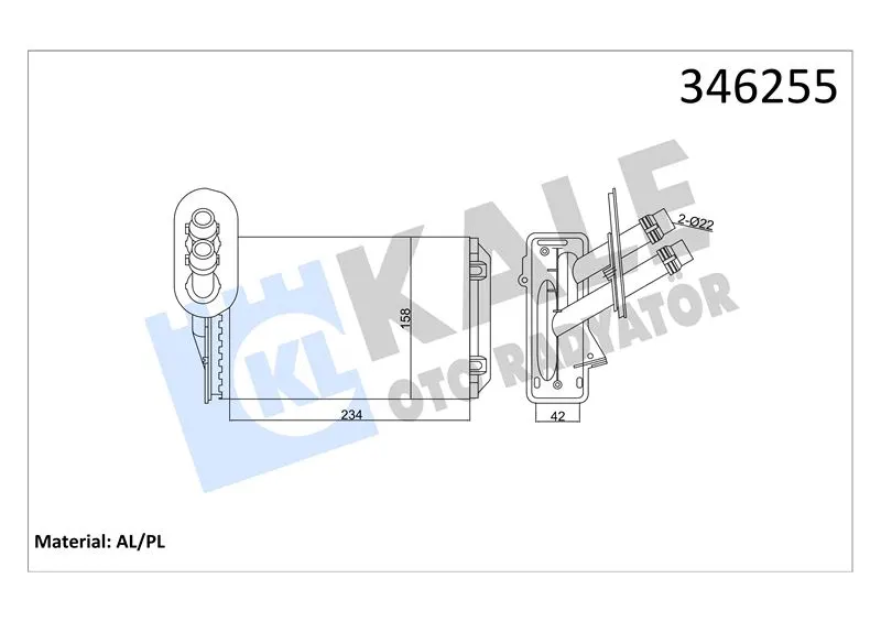 KALE RADYATOR KALORİFER RADYATÖRÜ KALE 346255