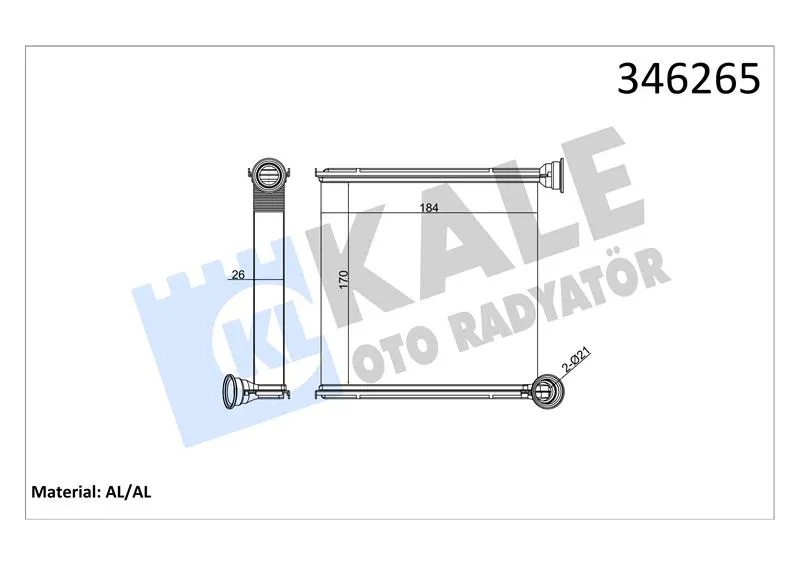KALE RADYATOR KALORİFER RADYATÖRÜ KALE 346265