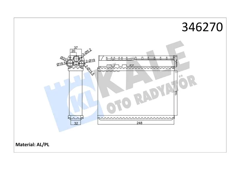KALE RADYATOR KALORİFER RADYATÖRÜ KALE 346270