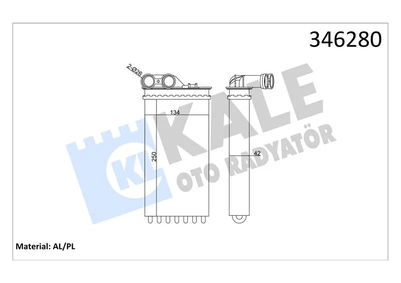 KALE RADYATOR KALORİFER RADYATÖRÜ KALE 346280
