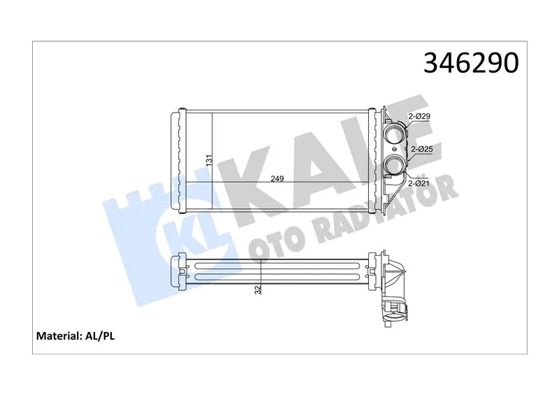 KALE RADYATOR KALORİFER RADYATÖRÜ KALE 346290
