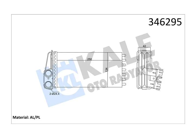 KALE RADYATOR KALORİFER RADYATÖRÜ KALE 346295