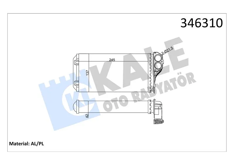 KALE RADYATOR KALORİFER RADYATÖRÜ KALE 346310