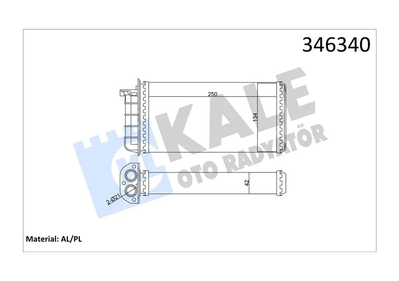 KALE RADYATOR KALORİFER RADYATÖRÜ KALE 346340