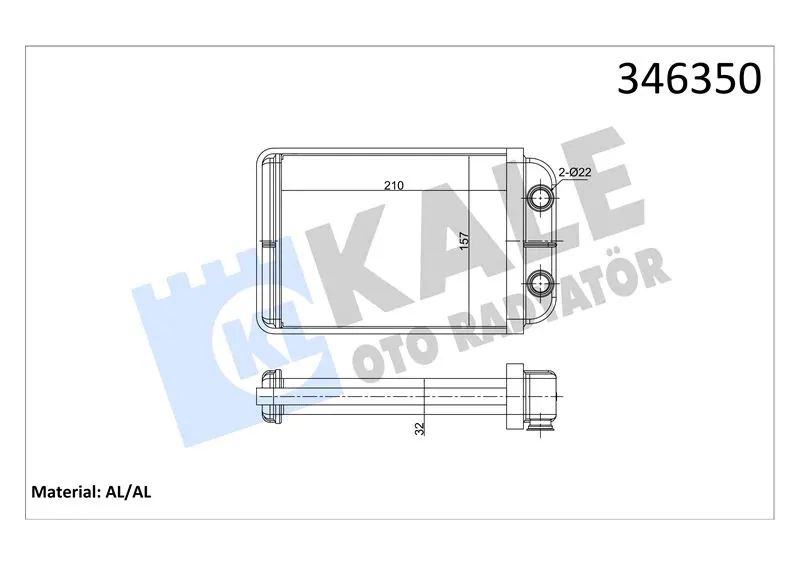 KALE RADYATOR KALORİFER RADYATÖRÜ KALE 346350