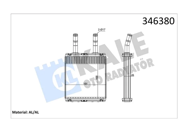KALE RADYATOR KALORİFER RADYATÖRÜ KALE 346380
