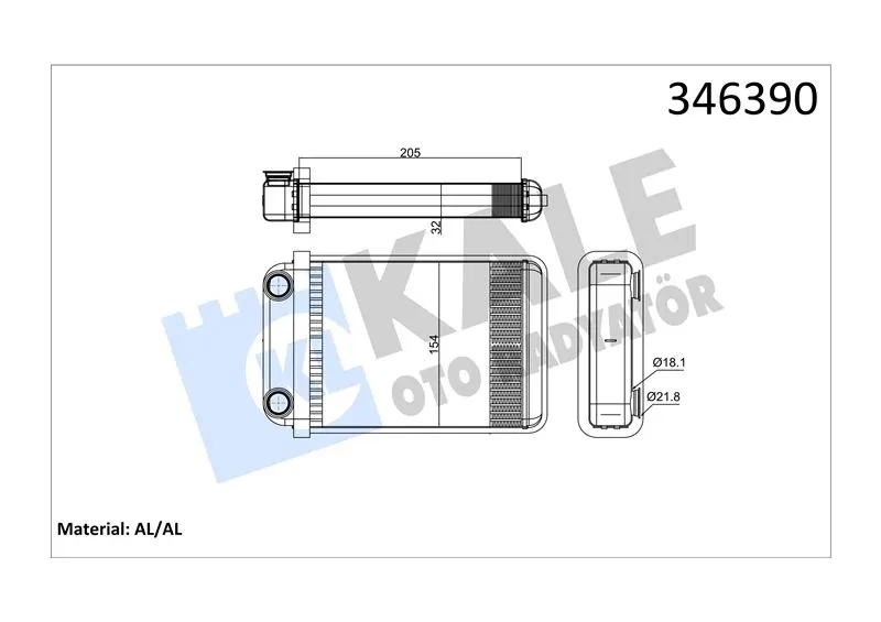 KALE RADYATOR KALORİFER RADYATÖRÜ KALE 346390