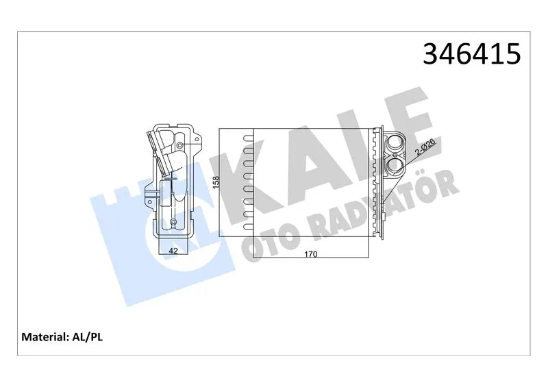 KALE RADYATOR KALORİFER RADYATÖRÜ KALE 346415