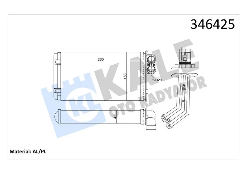 KALE RADYATOR KALORİFER RADYATÖRÜ KALE 346425