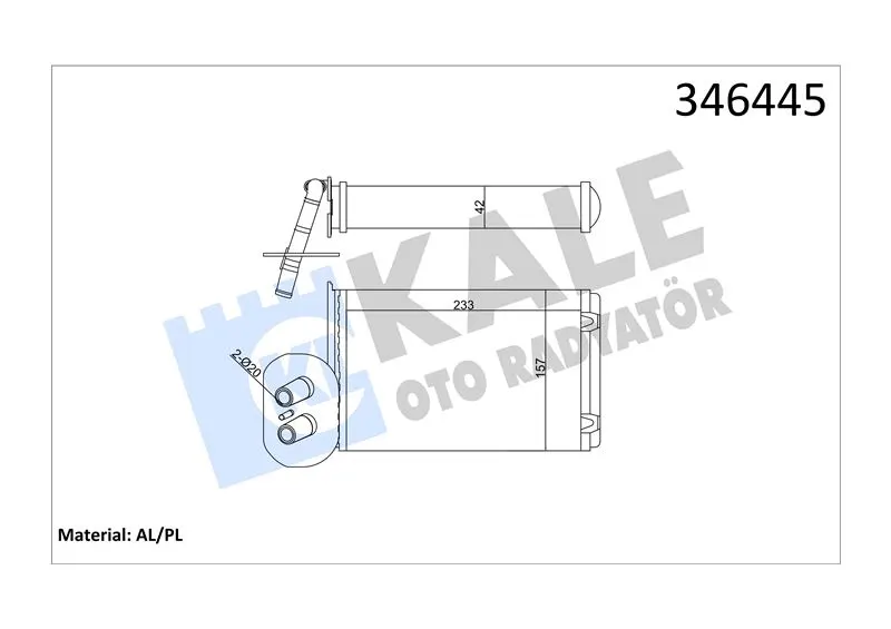 KALE RADYATOR KALORİFER RADYATÖRÜ KALE 346445
