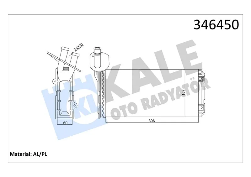 KALE RADYATOR KALORİFER RADYATÖRÜ KALE 346450
