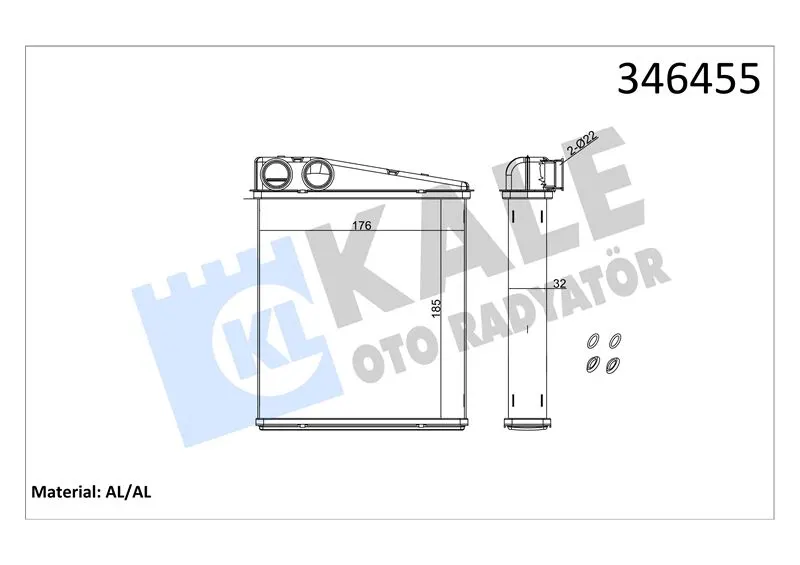KALE RADYATOR KALORİFER RADYATÖRÜ KALE 346455
