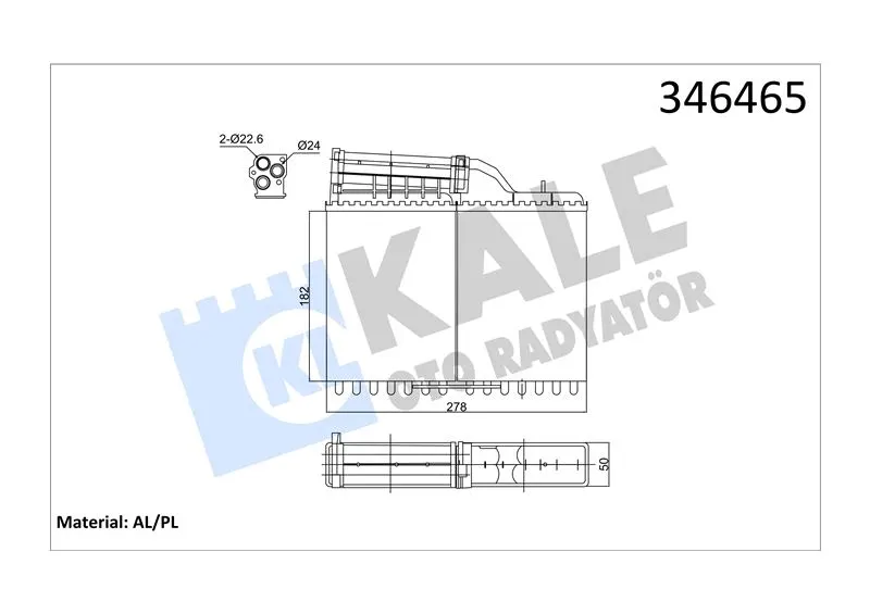 KALE RADYATOR KALORİFER RADYATÖRÜ KALE 346465