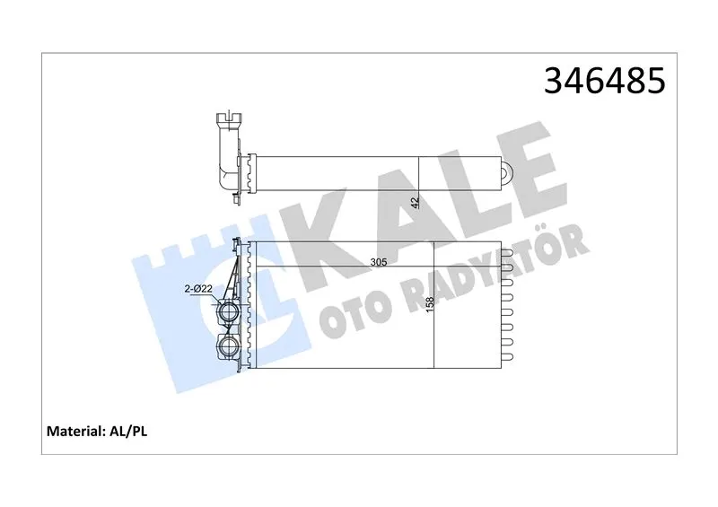 KALE RADYATOR KALORİFER RADYATÖRÜ KALE 346485