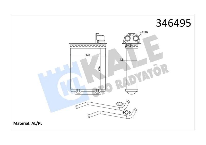 KALE RADYATOR KALORİFER RADYATÖRÜ KALE 346495
