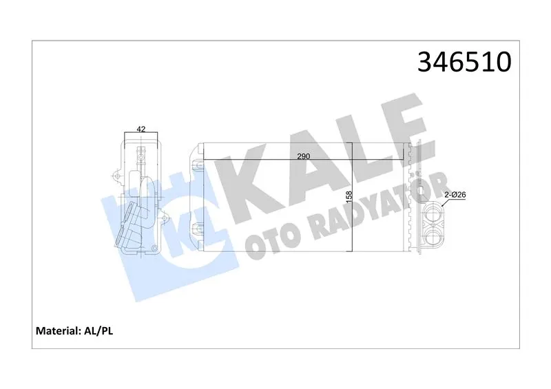 KALE RADYATOR KALORİFER RADYATÖRÜ KALE 346510
