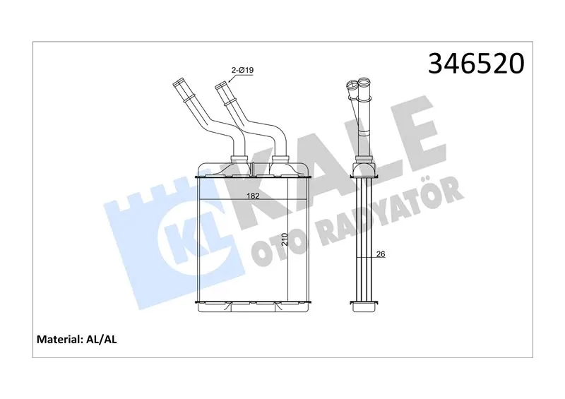 KALE RADYATOR KALORİFER RADYATÖRÜ KALE 346520