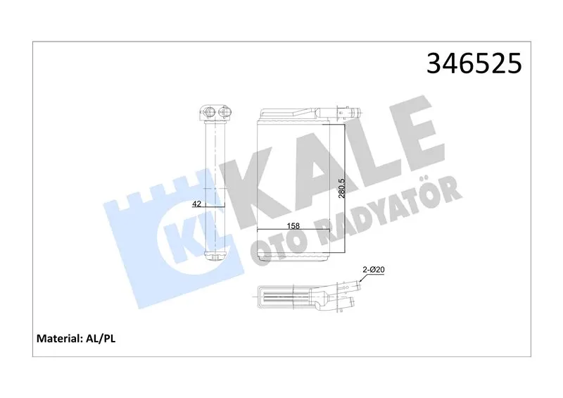 KALE RADYATOR KALORİFER RADYATÖRÜ KALE 346525