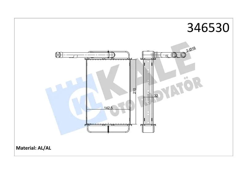 KALE RADYATOR KALORİFER RADYATÖRÜ KALE 346530