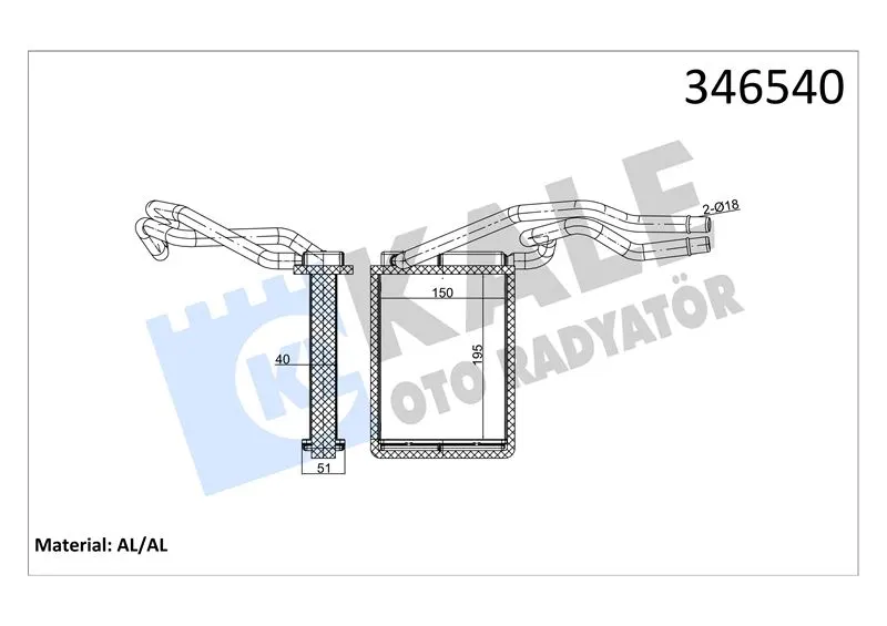 KALE RADYATOR KALORİFER RADYATÖRÜ KALE 346540