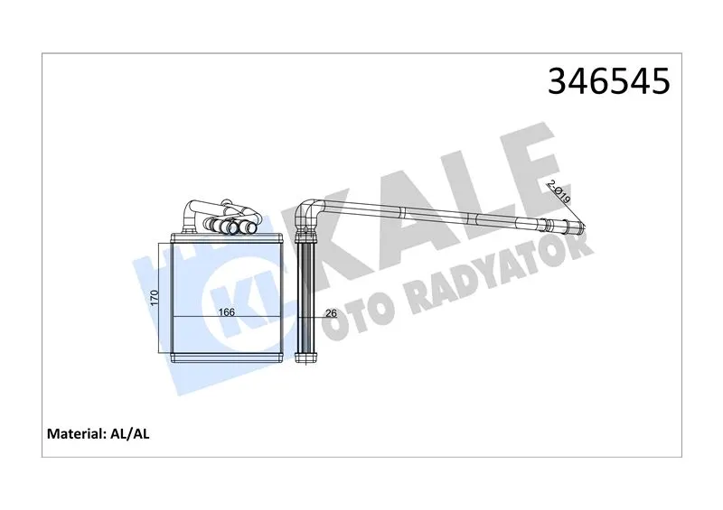 KALE RADYATOR KALORİFER RADYATÖRÜ KALE 346545