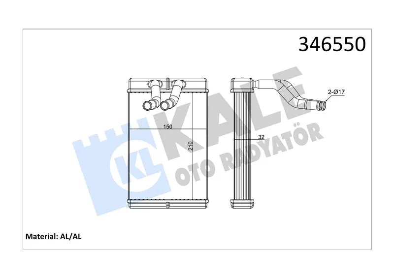 KALE RADYATOR KALORİFER RADYATÖRÜ KALE 346550