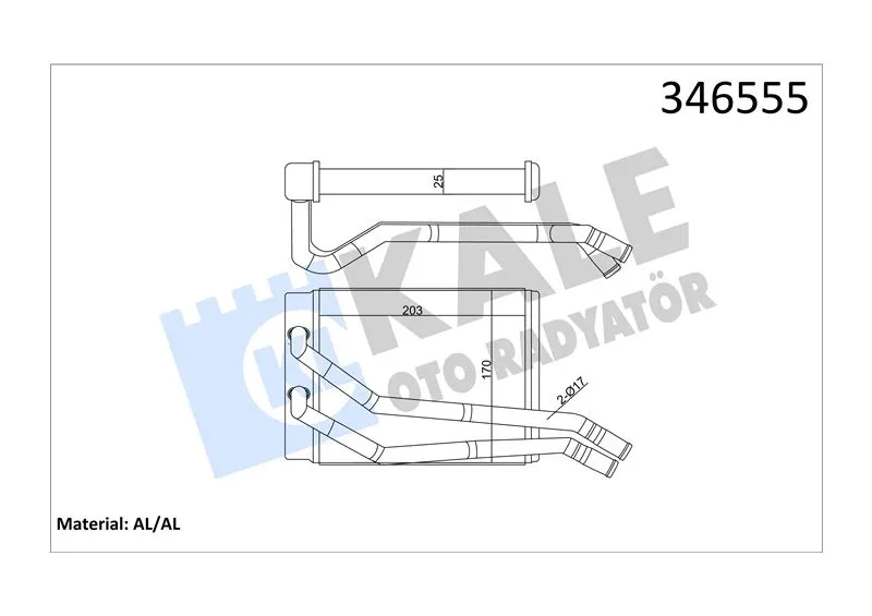 KALE RADYATOR KALORİFER RADYATÖRÜ KALE 346555