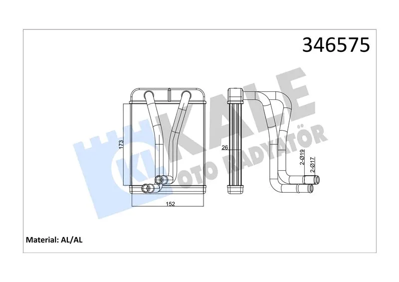 KALE RADYATOR KALORİFER RADYATÖRÜ KALE 346575