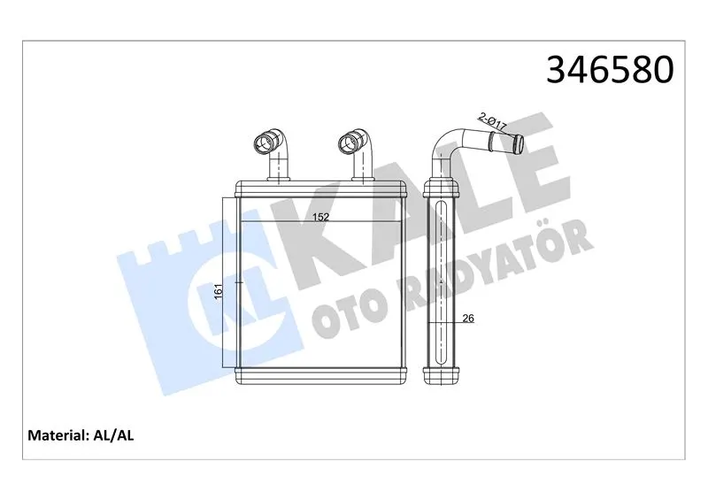 KALE RADYATOR KALORİFER RADYATÖRÜ KALE 346580