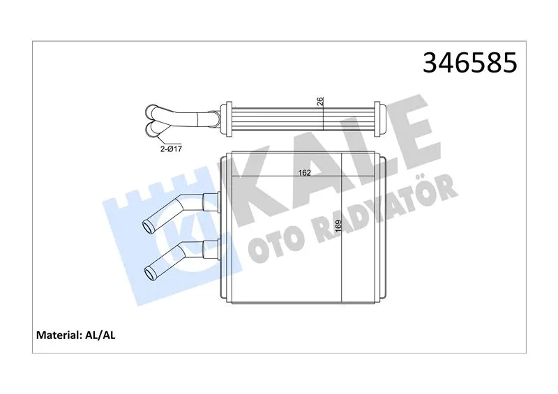 KALE RADYATOR KALORİFER RADYATÖRÜ KALE 346585