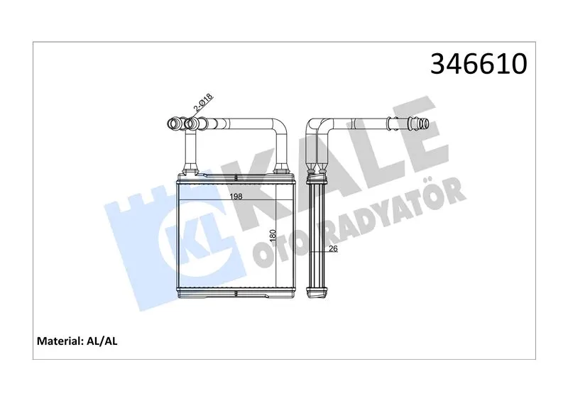 KALE RADYATOR KALORİFER RADYATÖRÜ KALE 346610