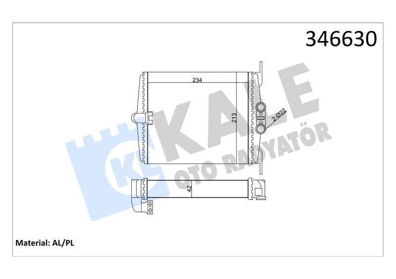 KALE RADYATOR KALORİFER RADYATÖRÜ KALE 346630