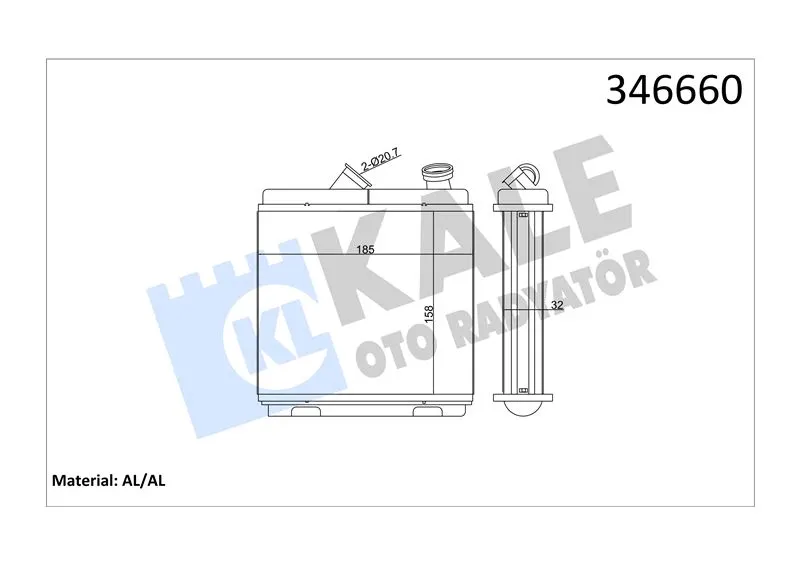 KALE RADYATOR KALORİFER RADYATÖRÜ KALE 346660