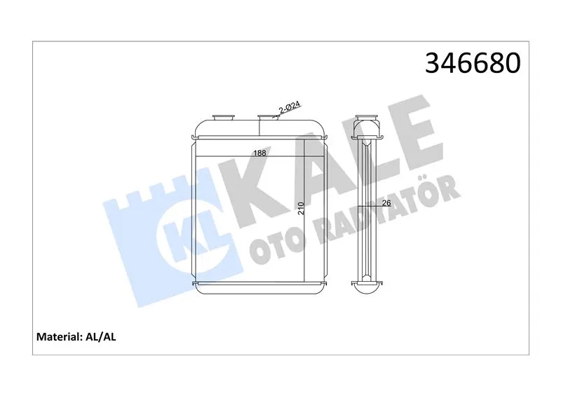 KALE RADYATOR KALORİFER RADYATÖRÜ KALE 346680
