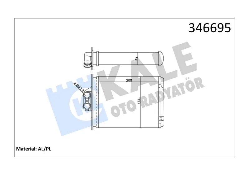 KALE RADYATOR KALORİFER RADYATÖRÜ KALE 346695