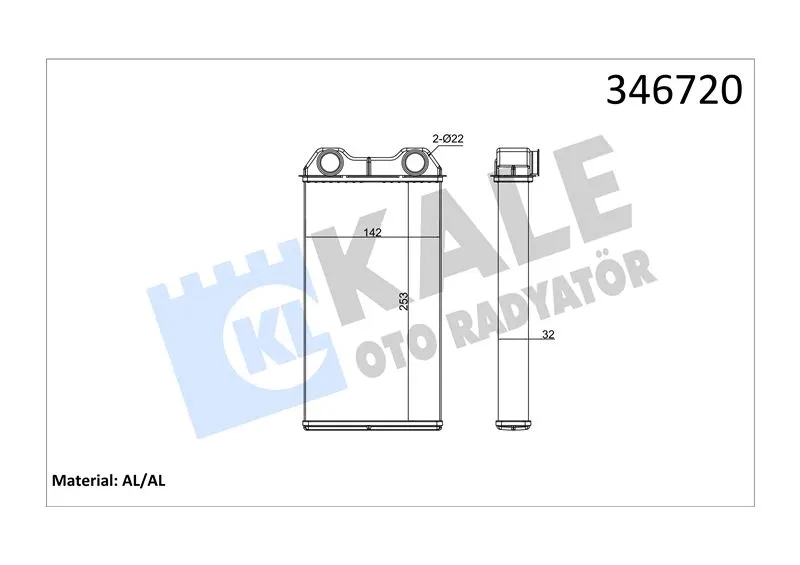 KALE RADYATOR KALORİFER RADYATÖRÜ KALE 346720