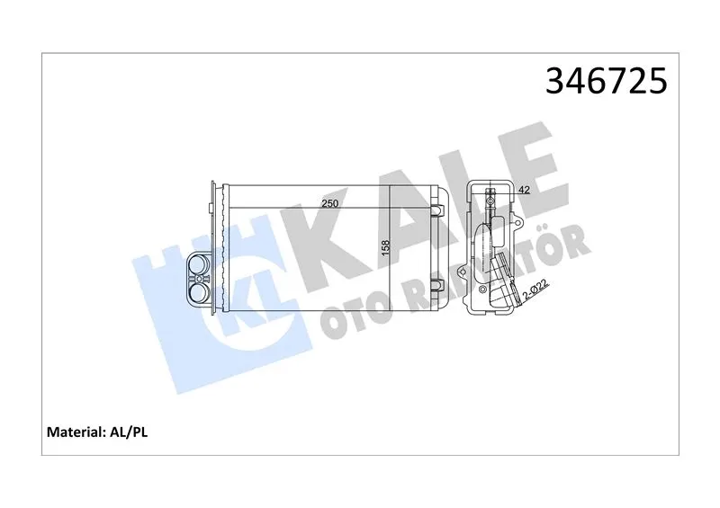 KALE RADYATOR KALORİFER RADYATÖRÜ KALE 346725