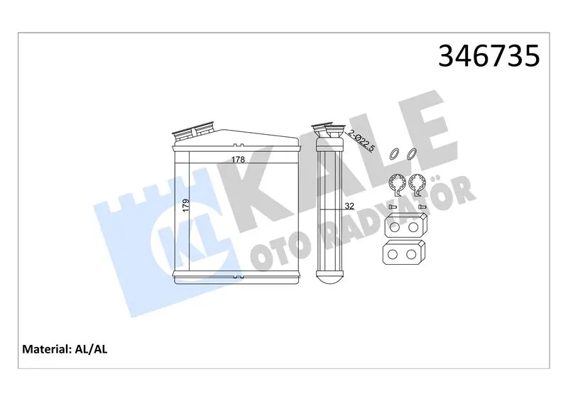 KALE RADYATOR KALORİFER RADYATÖRÜ KALE 346735