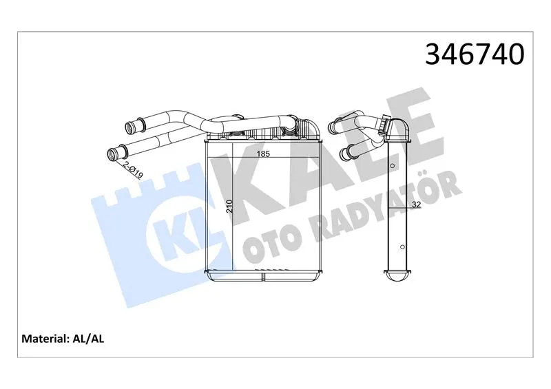 KALE RADYATOR KALORİFER RADYATÖRÜ KALE 346740