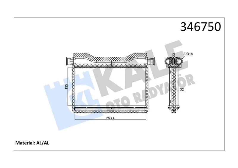 KALE RADYATOR KALORİFER RADYATÖRÜ KALE 346750